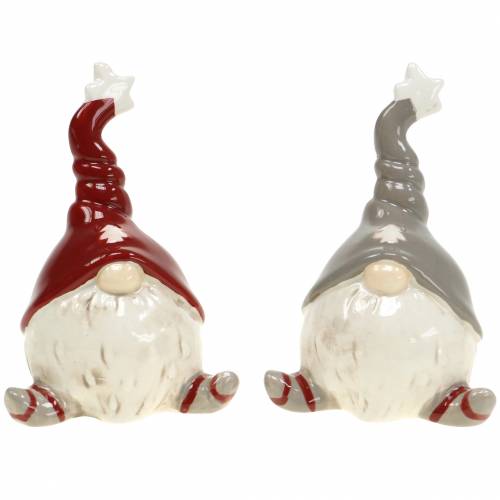 Floristik24 Julepynt dekorativ figur keramisk alf 10cm 2stk