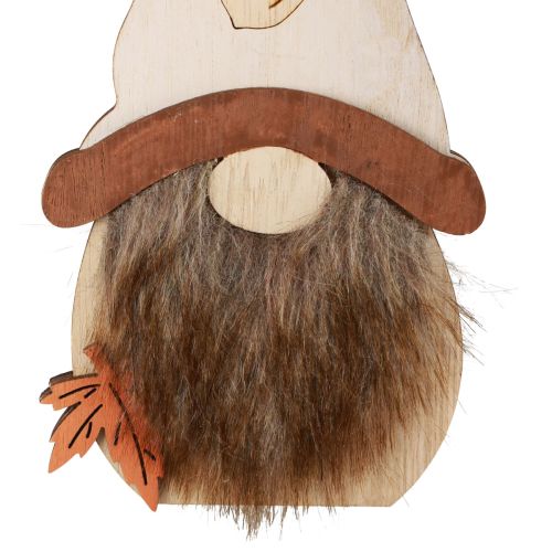 Artikel Nisse vedhæng trædekoration efterårsnisser 21×10,5cm 4 stk.