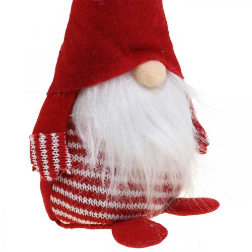 Artikel Gnome med skæg, adventsdekoration, dekorativ dværg H24cm B9cm 3stk