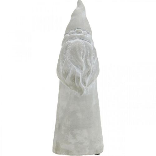 Floristik24 Deco figur nisse Julepynt beton grå H31cm