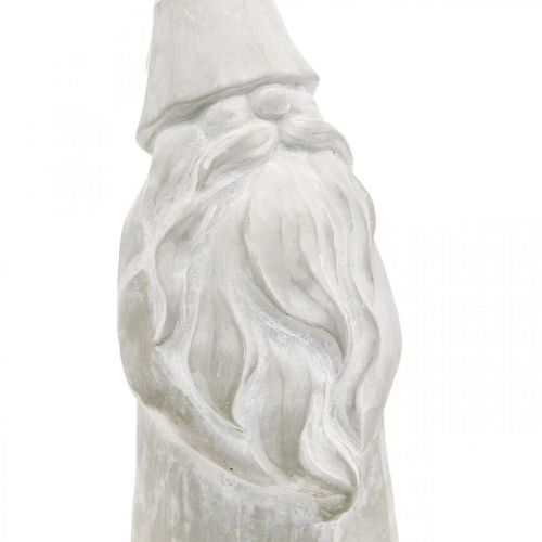 Floristik24 Deco figur nisse beton jul nisse grå H39,5cm