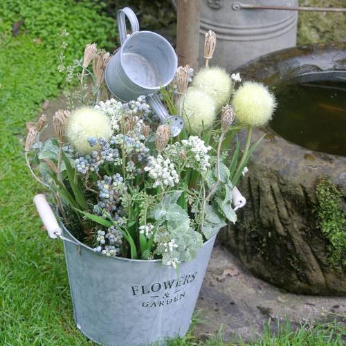 Artikel Wildflower Bunch, naturlig røllike, vasket hvid 30-60 cm 150g