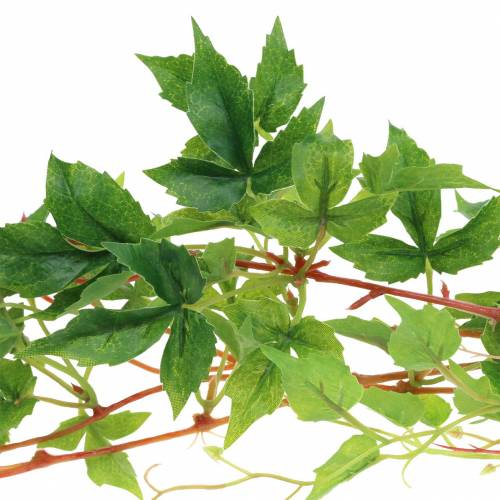 Floristik24 Virginia creeper kunstgrøn, rød 136cm 7-strenget