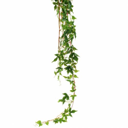 Floristik24 Virginia creeper kunstgrøn, rød 136cm 7-strenget