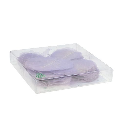 Floristik24 Pileblade skeletiseret lys lilla 200 stk.