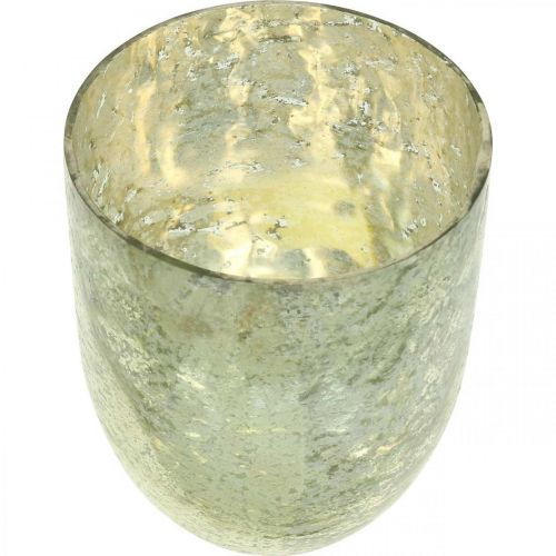 Floristik24 Lanterne glas fyrfadsstage fyrfadsglas Ø12cm H15cm