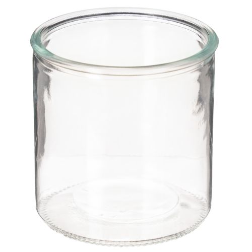 Glascylindervase, transparent, alsidig, 10 cm, 3 stk.