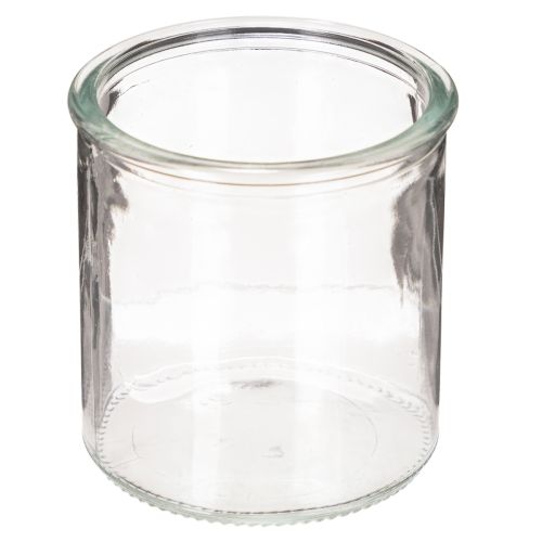 Rund glasvotivlysholder, klart glas, 8 cm, 3 stk. købe | Floristik24.dk