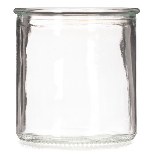 Rund glasvotivlysholder, klart glas, 8 cm, 3 stk. | Floristik24.dk