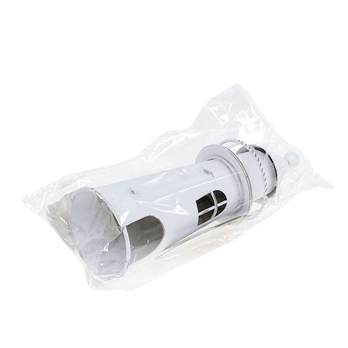 Floristik24 Deco fyr 15 cm hvid