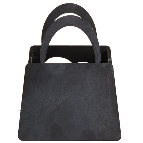Artikel Lanterne Metal Dekorationspose med Hjerte Antracit H18cm 2stk