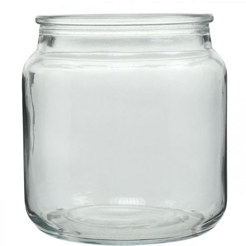 Artikel Lanterne metal glas indsats patina dekorative stearinlys L41cm