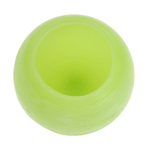 Floristik24 Lanterne vokskugle Ø20cm lysegrøn