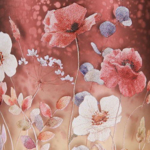 Artikel Elegant lysestage med blomstermotiver til stemningsfuld rumindretning, 8 cm, 4 stk.