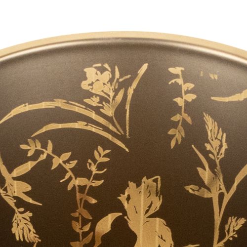 Artikel Dekorativ glaslanterne med blomstermotiv til atmosfæriske boligtilbehør, 8 cm, 4 stk.