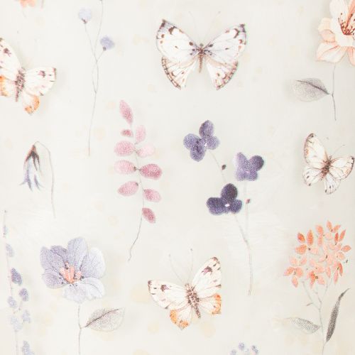 Artikel Dekorativ glaslanterne med sommerfugledesign til stilfulde boligtilbehør, 8 cm, 4 stk.