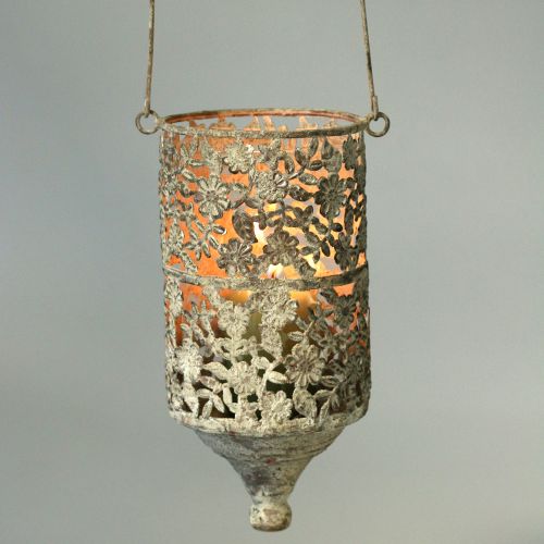 Floristik24 Hængetråd lys antik metal Ø10cm H21cm 2stk