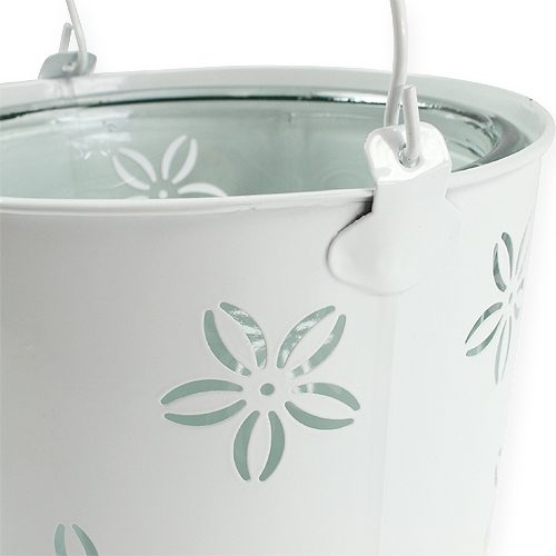 Floristik24 Lanternespand hvid Ø17cm H17cm