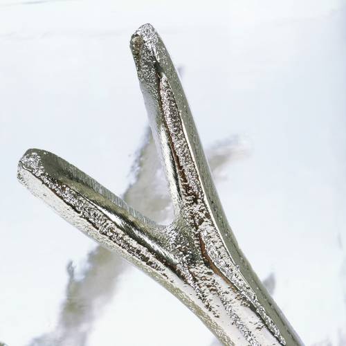 Floristik24 Vindlys gevir sølv Ø16cm H11cm