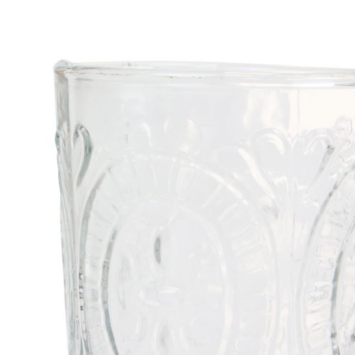 Artikel Lanterne glas lyseglas fyrfadsstage glas Ø7,5cm H10cm
