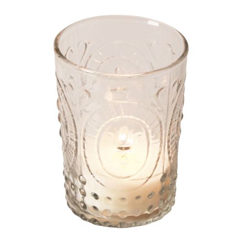 Artikel Lanterne glas lyseglas fyrfadsstage glas Ø7,5cm H10cm