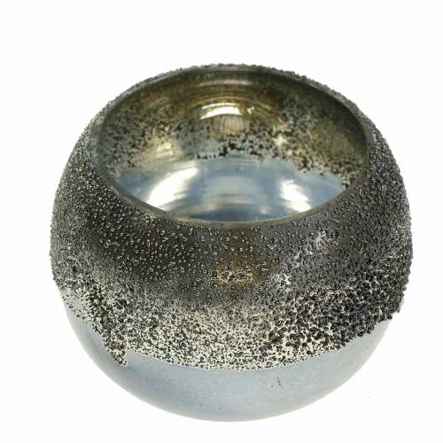 Artikel Lykteglas sølv Ø8.5cm H6.5cm 4stk