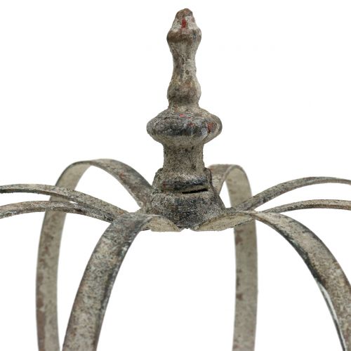 Floristik24 Vindlys krone antik Ø20cm H23cm