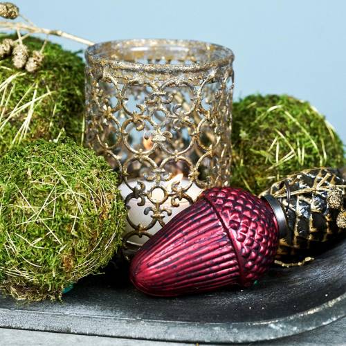 Floristik24 Lanterne antik guld Ø10,5cm H14,5cm 1p