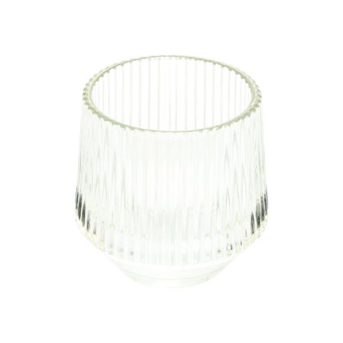 Artikel Fyrfadsstage glaslanterner klar H7,5cm Ø8cm 6 stk
