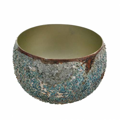 Floristik24 Lanterne metalfarvet Ø10cm H6,5cm