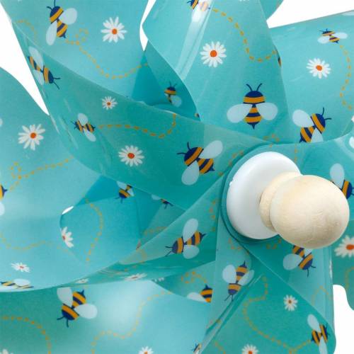 Floristik24 Pinwheel bier turkis Ø31cm vindklokke vindmølle havedekoration