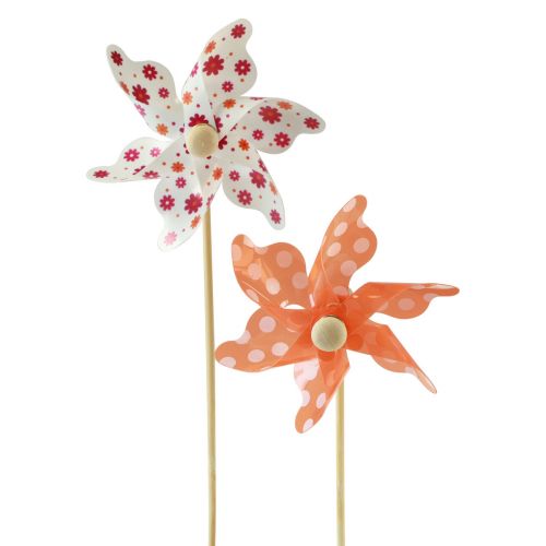 Floristik24 Pinwheel havedekoration vindmølle havestag Ø8,5cm 20 stk