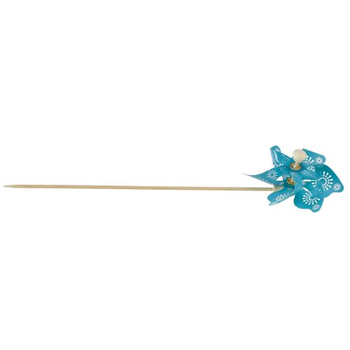 Artikel Pinwheel Pink Gul Turkis Grøn Altanpynt Ø8,5cm 4stk