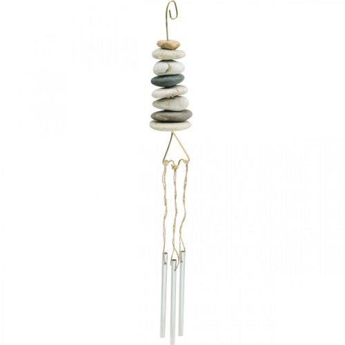 Wind Chime Hanger Chime Maritime med Sten H50cm