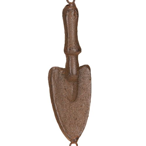 Artikel Vindklokke Metal Haveredskabsdekoration Brun Ø13cm H76cm