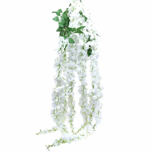 Floristik24 Garland Wisteria White 175cm 2stk