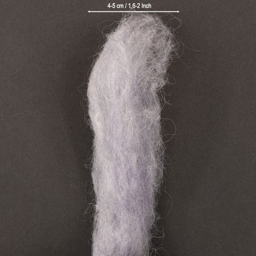 Artikel Lyslilla uldbånd, 10m, dekorativ uld til blomster og kunsthåndværk