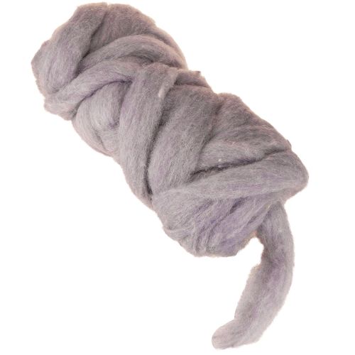 Artikel Lyslilla uldbånd, 10m, dekorativ uld til blomster og kunsthåndværk