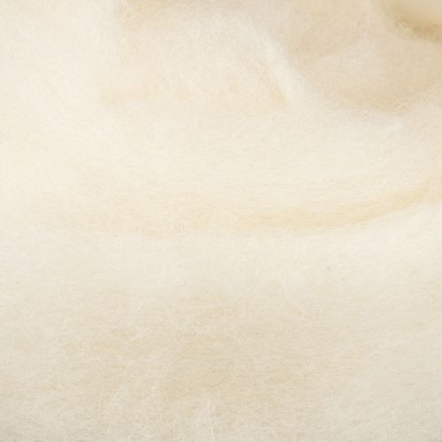 Artikel Hvidt uldbånd, 2 m, dekorativ uld til kreative og indpakningsartikler