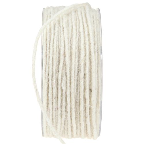 Artikel Uldsnor hvid 3mm 100m