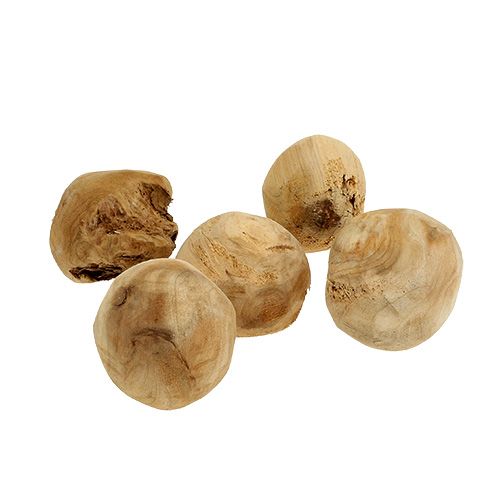 Floristik24 Rodkuglegrantræ Ø7cm natur 5 stk
