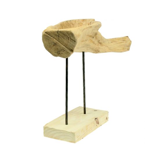 Artikel Rodeskal på stativet naturlige H38cm