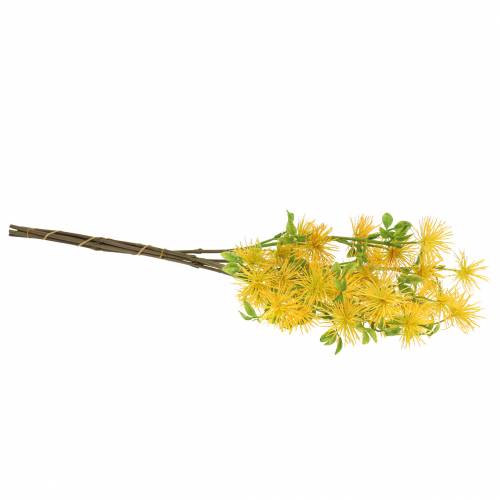Floristik24 Xanthium silkeblomst gul 53cm 6stk