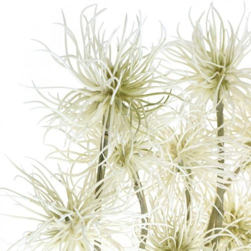 Artikel Xanthium kunstig blomstercreme efterårsdekoration 6 blomster 80cm 3stk