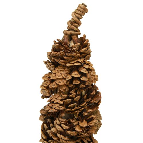 Artikel Juletræ med koglebord, kogletræ, naturligt, 16×60 cm