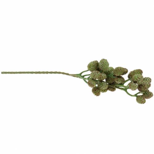 Floristik24 Cone Branch Green 33cm Kunstig plante som den ægte vare!