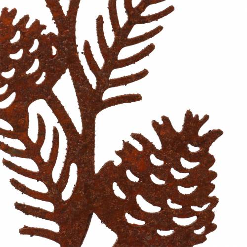 Floristik24 Haveprop keglegren rustfrit stål metal H40 cm 4stk