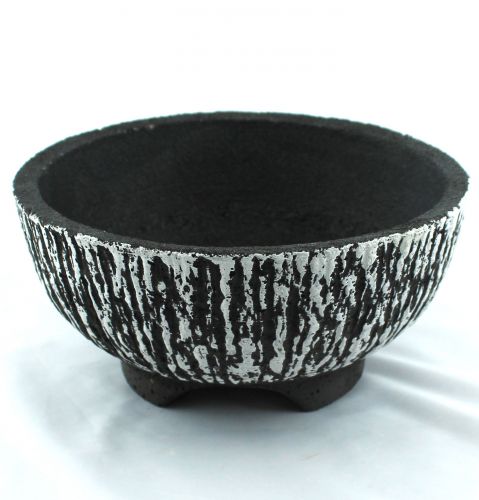 Floristik24 Cement skål rund Ø30cm bark