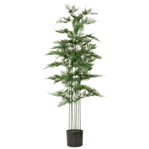 Kunstigt bambustræ, grønt, 132 cm, stueplante | Floristik24.dk