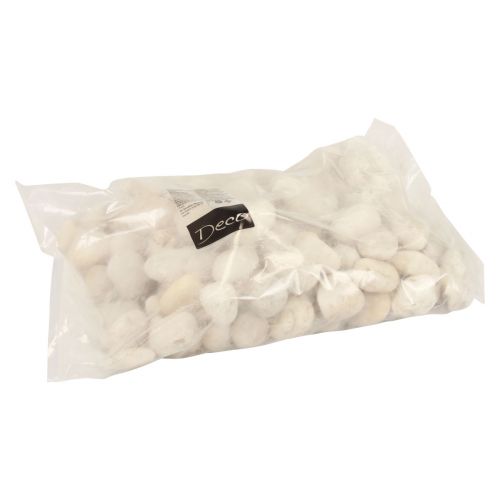 Artikel Dekorative sten flod småsten dekorative sten hvid 2cm - 5,5cm 5kg